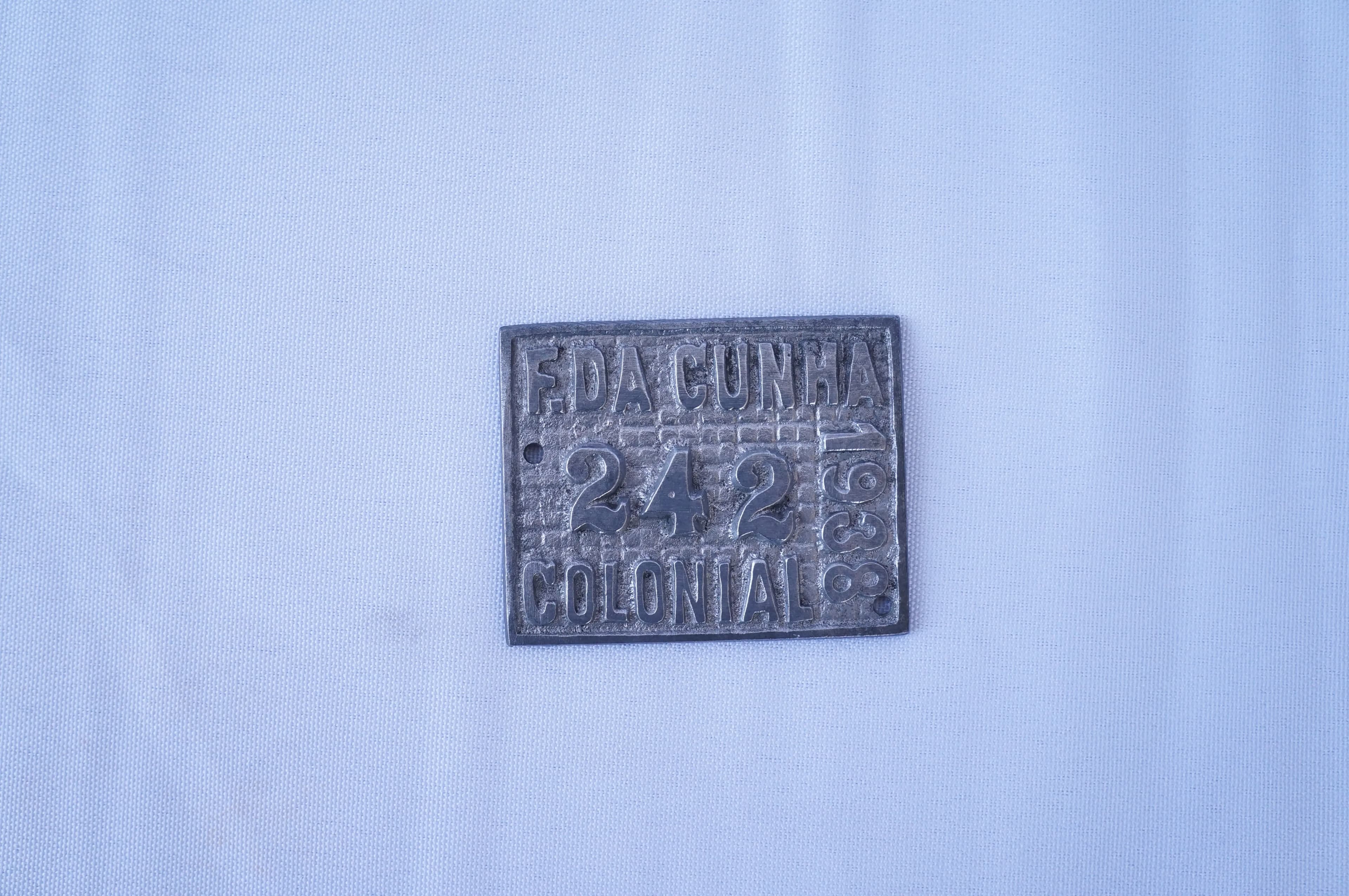 Placa de tração animal