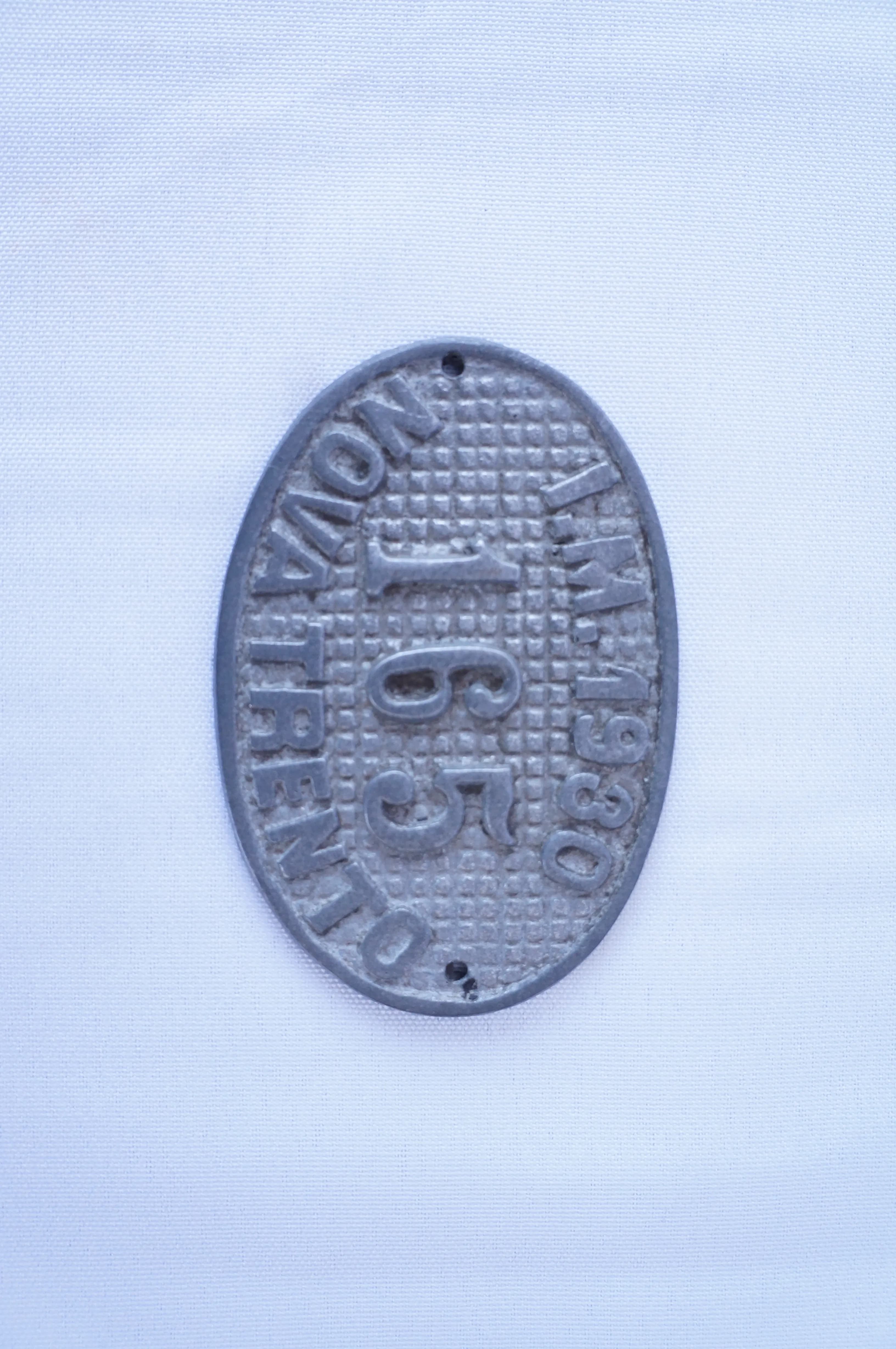 Placa de tração animal